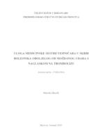 prikaz prve stranice dokumenta Uloga medicinske sestre/tehničara u skrbi bolesnika oboljelih od moždanog udara s osvrtom na trombolizu