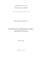 prikaz prve stranice dokumenta Specifičnosti sigurnosti pri radu sa šumskim žičarama