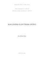 prikaz prve stranice dokumenta Nuklearna elektrana Krško