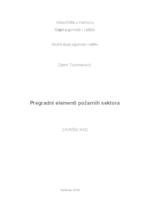 prikaz prve stranice dokumenta Pregradni elementi požarnih sektora