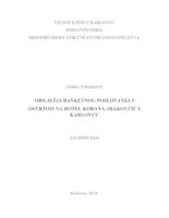 prikaz prve stranice dokumenta OBILJEŽJA BANKETNOG POSLOVANJA S OSVRTOM NA HOTEL KORANA-SRAKOVČIĆ U KARLOVCU