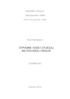 prikaz prve stranice dokumenta OTPADNE VODE I UTJECAJ NA ČOVJEKA I OKOLIŠ