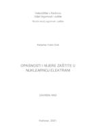 prikaz prve stranice dokumenta OPASNOSTI I MJERE ZAŠTITE U NUKLEARNOJ ELEKTRANI