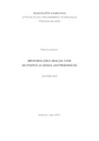 prikaz prve stranice dokumenta Mikrobiološka analiza vode na području grada Jastrebarskog