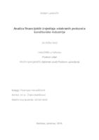 prikaz prve stranice dokumenta Analiza financijskih izvještaja odabranih poduzeća konditorske industrije