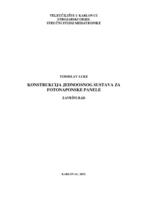 prikaz prve stranice dokumenta Konstrukcija jednoosnog sustava za fotonaponske panele