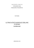 prikaz prve stranice dokumenta Ultrazvučno mjerenje debljine stijenke