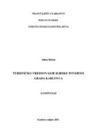 prikaz prve stranice dokumenta Turističko vrednovanje ilirske povijesti Grada Karlovca