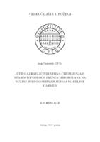 prikaz prve stranice dokumenta UTJECAJ RAZLIČITIH VISINA CIJEPLJENJA I STAROSTI PODLOGE PRUNUS MIROBOLANA NA DUŽINE JEDNOGODIŠNJIH IZBOJA MARELICE CARMEN