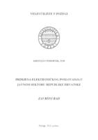 prikaz prve stranice dokumenta PRIMJENA ELEKTRONIČKOG POSLOVANJA U JAVNOM SEKTORU REPUBLIKE HRVATSKE