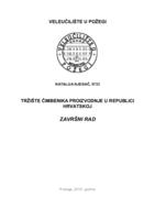prikaz prve stranice dokumenta TRŽIŠTE ČIMENIKA PROIZVODNJE U REPUBLICI HRVATSKOJ