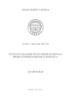 prikaz prve stranice dokumenta SLIČNOSTI I RAZLIKE FINANCIJSKIH IZVJEŠTAJA PRORAČUNSKIH KORISNIKA I PODUZEĆA