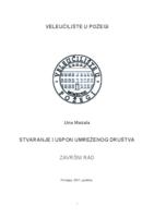 prikaz prve stranice dokumenta STVARANJE I USPON UMREŽENOG DRUŠTVA