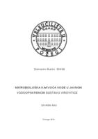 prikaz prve stranice dokumenta MIKROBIOLOŠKA KAKVOĆA VODE U JAVNOM VODOOPSKRBNOM SUSTAVU VIROVITICE