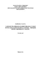 prikaz prve stranice dokumenta Važnost planiranja kadroviranja u cilju povećanja zadovoljstva gostiju - primjer hotela President u Solinu