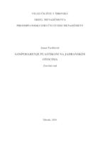 prikaz prve stranice dokumenta Gospodarenje plastičnim otpadom na Jadranskim otocima