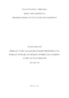 prikaz prve stranice dokumenta Prikaz utjecaja klimatskih promjena na porast požara šumskog područja i njihov utjecaj na turizam
