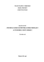 prikaz prve stranice dokumenta Informacijsko - komunikacijski sustavi u automobilu BMW serije 5