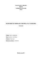 prikaz prve stranice dokumenta ELEKTRIČNI UREĐAJI I TROŠILA NA VOZILIMA