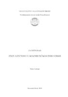 prikaz prve stranice dokumenta Inovativnost u kozmetičkoj industriji