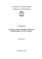 prikaz prve stranice dokumenta Analiza financijskih izvještaja poliklinike "Zlatni cekin"