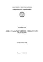 prikaz prve stranice dokumenta Pregovaračke vještine u poslovnom okruženju