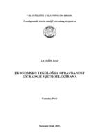 prikaz prve stranice dokumenta Ekonomska i ekološka opravdanost izgradnje vjetroelektrana