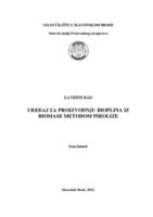 prikaz prve stranice dokumenta Uređaj za proizvodnju bioplina iz biomase metodom pirolize