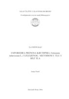 prikaz prve stranice dokumenta Usporedba prinosa krumpira (Solanum tuberosum L.) uzgojenog metodom u tlu i bez tla