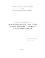prikaz prve stranice dokumenta Obogaćivanje ponude u ruralnom turizmu Hrvatske na primjeru turističke destinacije