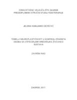 prikaz prve stranice dokumenta Temelji neuroplastičnosti u kontroli pokreta osoba sa oštećenjem središnjeg živčanog sustava