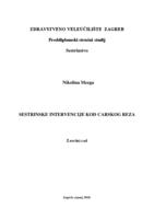 prikaz prve stranice dokumenta Sestrinska intervencija kod carskog reza