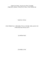 prikaz prve stranice dokumenta Fizioterapija u rehabilitaciji osoba oboljelih od Parkinsonove bolesti