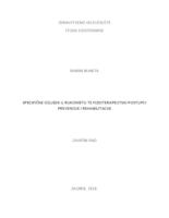 prikaz prve stranice dokumenta Specifične ozljede u rukometu te fizioterapeutski postupci prevencije i rehabilitacije