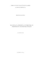 prikaz prve stranice dokumenta Racionalna primjena antibiotika iz perspektive sestrinske prakse