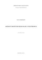 prikaz prve stranice dokumenta Važnost bioetičke edukacije u fizioterapiji