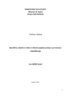 prikaz prve stranice dokumenta Specifične ozljede u boksu te fizioterapijski postupci prevencije i rehabilitacije