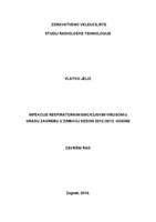 prikaz prve stranice dokumenta Infekcije respiratornim sincicijskim virusom u gradu Zagrebu u zimskoj sezoni 2012/2013.